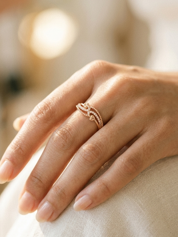 Rose Gold Diamond Ring