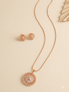Officewear Rose Plated AD Pendant Sets