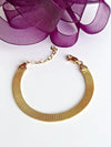 Stainless Steel Gold Plated Chain Bracelet