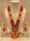 Multicolor Owl Design Necklace
