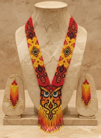 Multicolor Owl Design Necklace