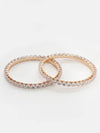 Rose Gold Diamond Bangles