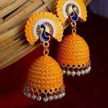 Traditional Mayur Design Jhumka