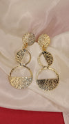 Elegant Brass Long Earrings
