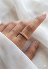 Diamond Rose Gold Band Ring