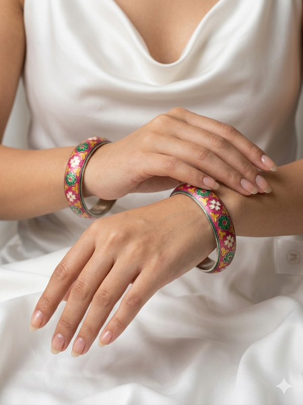 Meenakari Handpainted Bangles