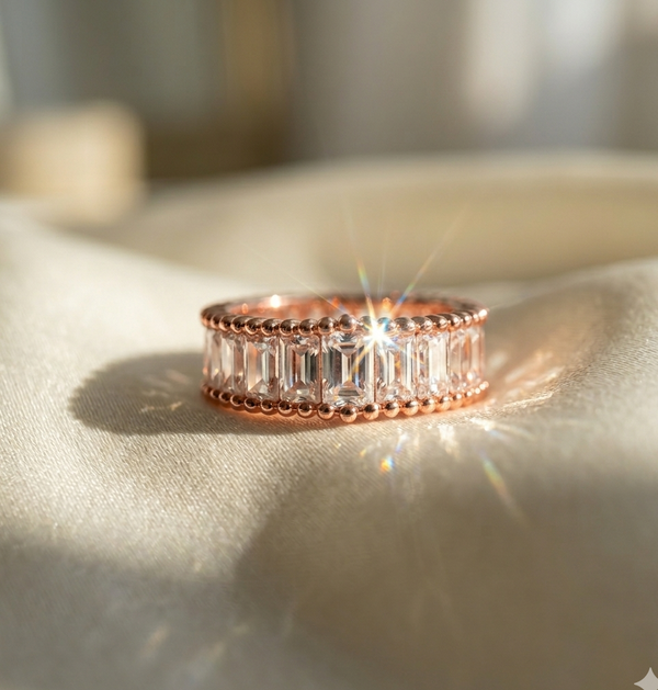 Diamond Baguette Band Ring