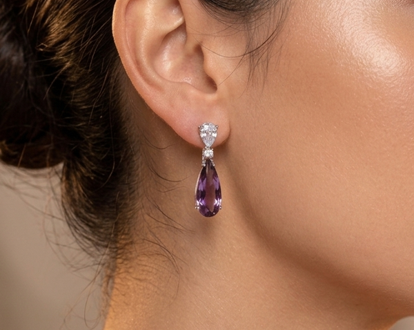 Meraki Jannice Fall Diamond Earring
