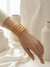 Multi Layered Golden Bracelet
