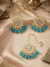 Blue Handcrafted Maang Tikka