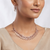 CZ Rose Gold Necklace set