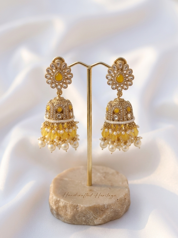 Kundan Pearl Earring