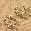 Zig - Zag Design Hoops