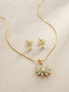 Meraki Mint Rhinestone Sun Décor Pendant Set