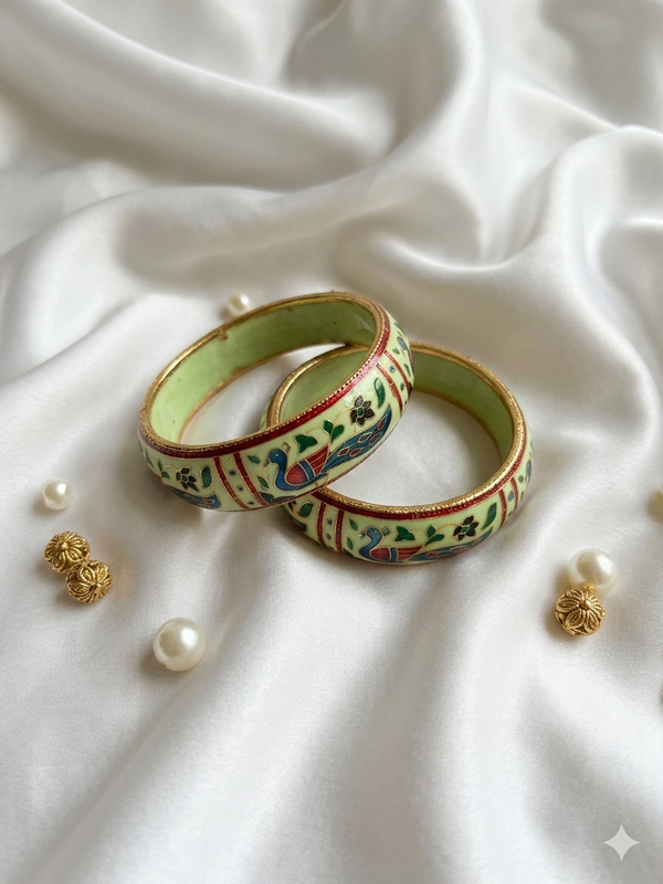 Handpainted Meenakari Bangles