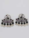 Dangling PeacockOxidized Earrings