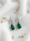 AD Handcrafted Oval Shaped Earrings