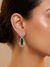 Emerald Statement Diamond Earrings