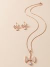 Damroo Style Rose Gold Plated Pendant Sets
