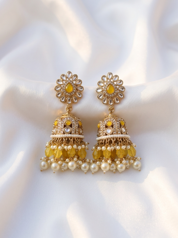 Kundan Pearl Earring