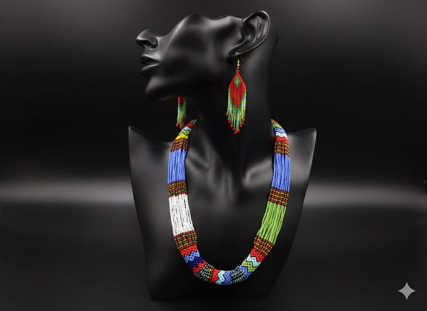 Multicolor Handmade Beaded Necklace