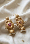Golden Kashmiri Earrings