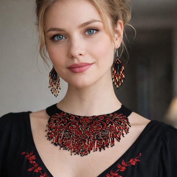 Handmade Beautiful Combination Choker Set