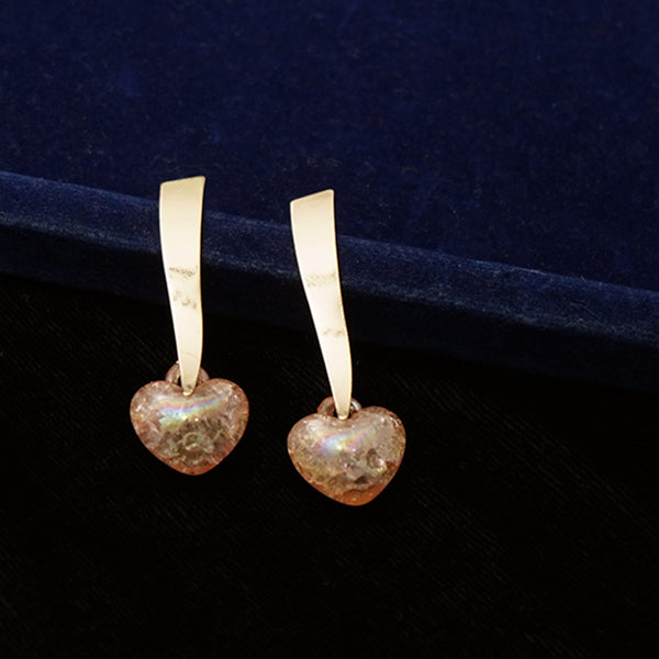 Heart Drop Chic Earrings