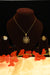 Anti-tarnish Flower Design Pendant Set