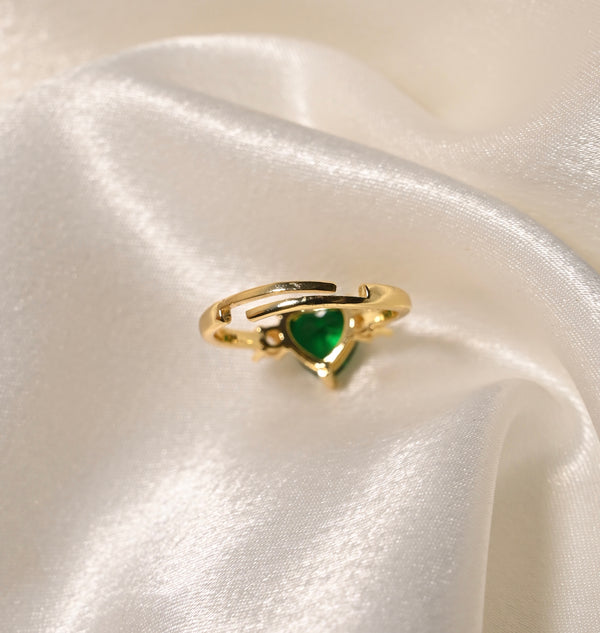 Heart Shape Adjustable Ring