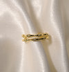 Bamboo Band Adjustable ring