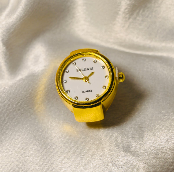 Stylish Finger Watch Ring
