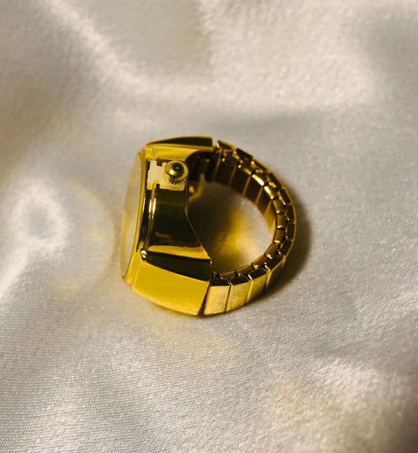 Stylish Finger Watch Ring