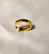 Black And Gold Cartier Ring