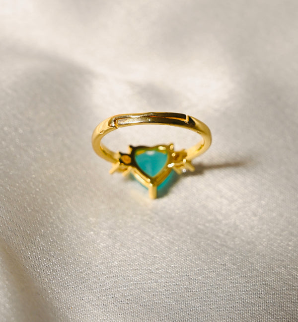 Heart Shape Adjustable Ring