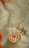 Rajasthani Kundan Pendant Set
