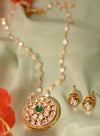 Rajasthani Kundan Pendant Set