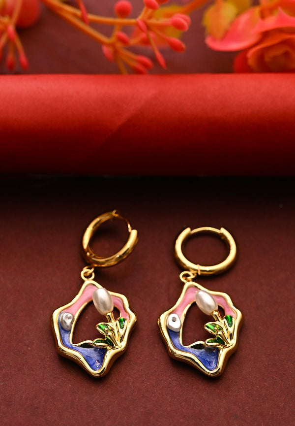 Multicolour Korean Earrings