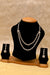 Elegant Two Layer Diamond Necklace Set