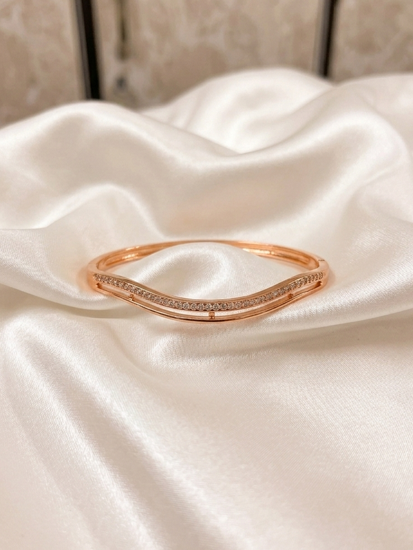 Meraki Gold Plated AD Bracelet