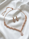 American Diamond Necklace Set with Earrings