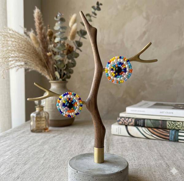 Round Shape littleBeaded studs