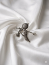 Mor Pankh Bansuri Silver Plated Ring