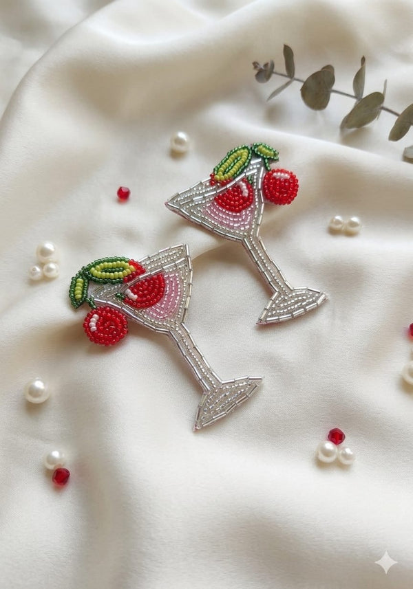 Cocktail Quirky Handmade Earrings