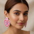 Crunchy Fashion Beaded Heart Shaped Drop Earring