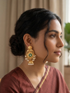 Golden Kashmiri Earrings