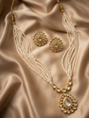 Elegant Kundan Pearl Mala