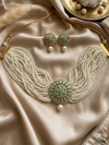 Ethnic Pearl Beaded Necklace
