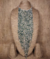 Green Beads Waterfall Necklace