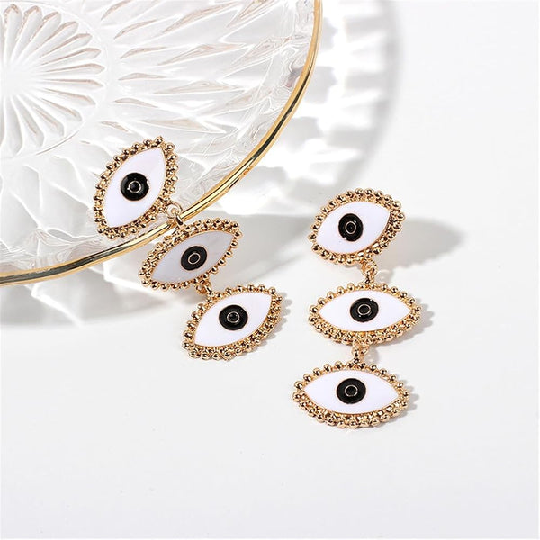 Evil Eye Anti-Tarnish Earring